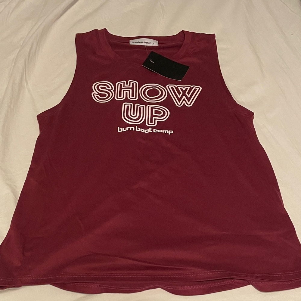 Burn Boot Camp Tank Show Up S NWT